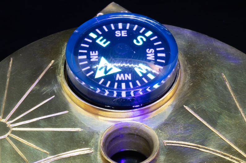 Sundial Star Clock Pocket Watch Astronomical Clock Sun Compass Stellar Pocket Watch image 4