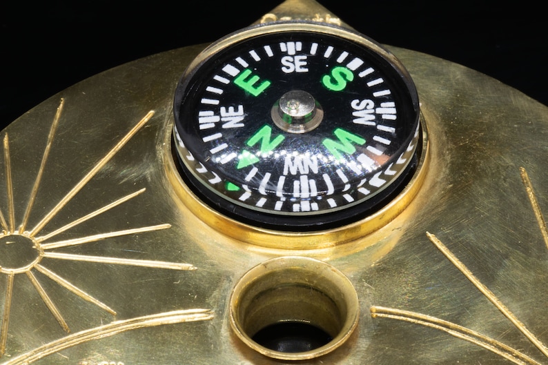Sundial Star Clock Pocket Watch Astronomical Clock Sun Compass Stellar Pocket Watch image 2