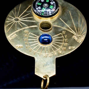 Sundial Star Clock Pocket Watch Astronomical Clock Sun Compass Stellar Pocket Watch image 5