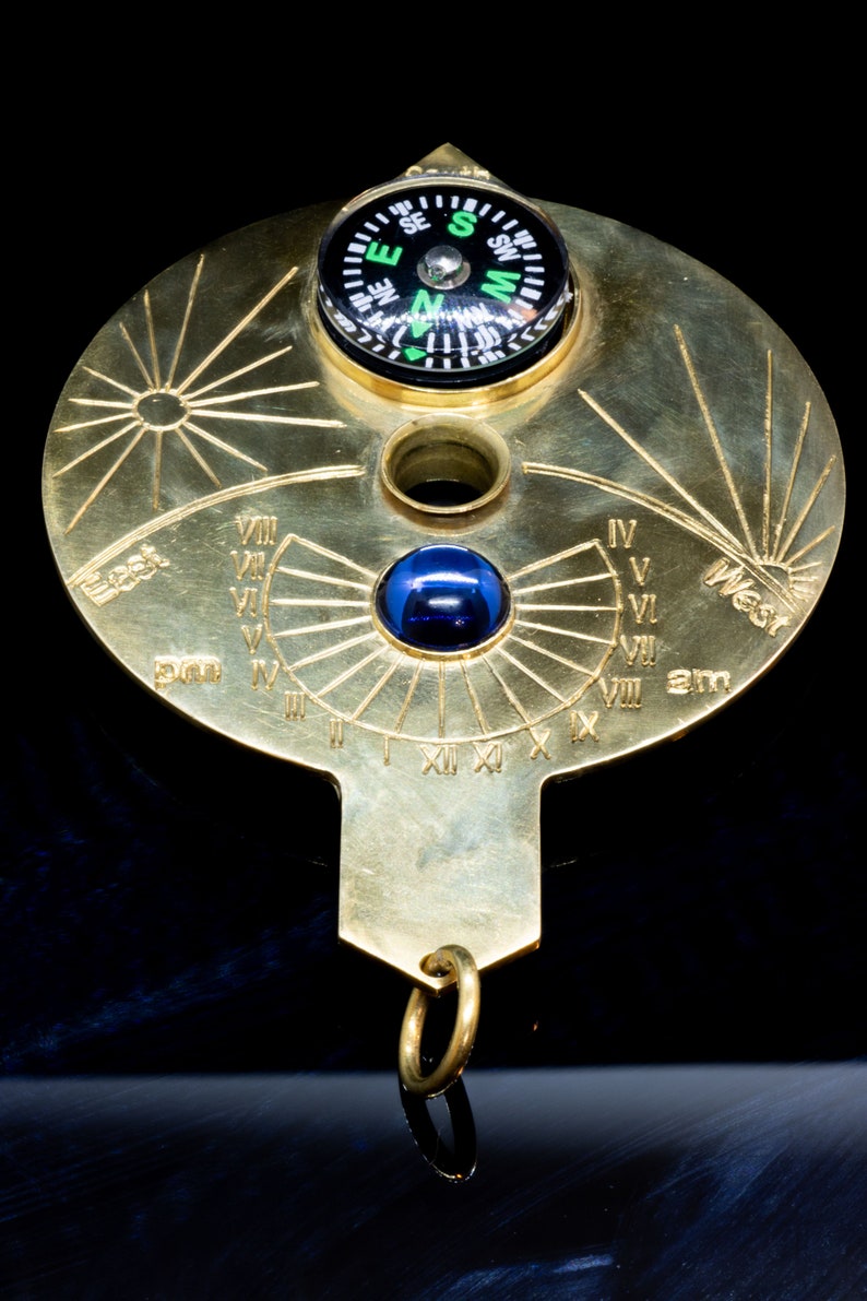 Sundial Star Clock Pocket Watch Astronomical Clock Sun Compass Stellar Pocket Watch image 5