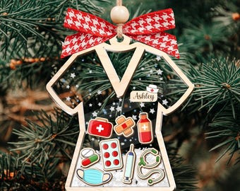 Nurse Ornament, New Nurse Gift, Nurse Christmas Ornament, Graduation Ornament, Graduation Gift, RN Gift, BSN Gift, Nursing Graduation Gift