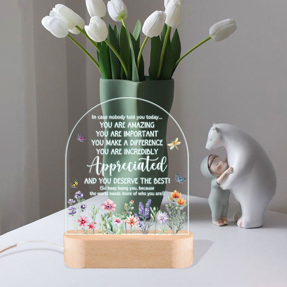 You Are Incredibly Appreciated, Affirmations Sign, in Case No One Told ...