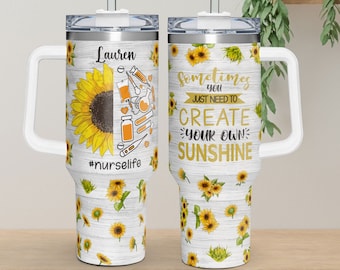 40oz Custom Nurse Tumbler, Personalized 40oz Nurse Life Tumbler, Gift For Nurse, Nurse Tumbler, Nurse Gift,40oz Nurse Tumbler,Nursing School