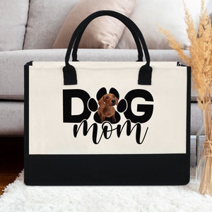 Dog travel bag Mom Tote Bag Mama Tote Mom Stuff Bag Mommy Bag Dog Mom Gift Dog Mom Bag Mom Gift Best Mom Ever Bag Boy Girl Mama Tote