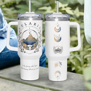 Velaris ACOTAR 40oz Tumbler, Velaris City Of Starlight, The Night Court 40oz Tumbler, SJM Merch Tumbler, Court of Dreams, Rhysand 40oz Cup