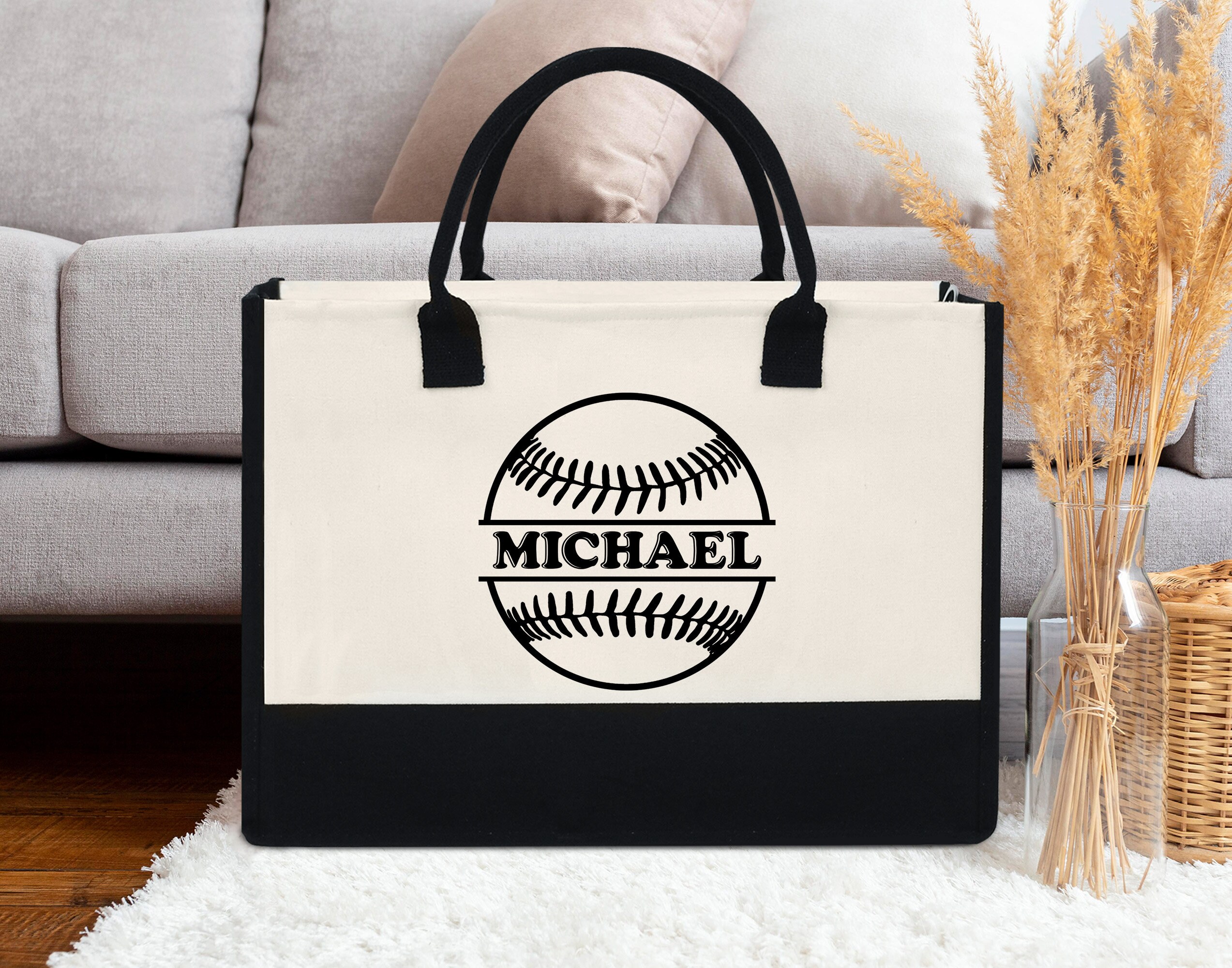 Baseball clearance tote bag