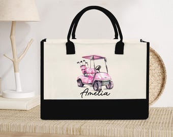 Gepersonaliseerde golfkartas, golfcadeau vrouwen, golfcadeau-ideeën, aangepaste golfkartas, golfdraagtas, golftasje, golftasje, cadeau golfliefhebber, golfer
