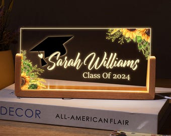Personalized Desk Name Plate, Graduation Desk Name Plate, Graduation gift, Desk Accessories, Office Gifts for Boss Coworkers, New Job Gifts