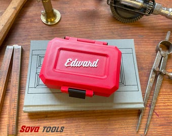 Personalized Milwaukee Style Gift Box | Gift | Business Card Holder | Groomsmen Gift | Storage Box | Tool Box