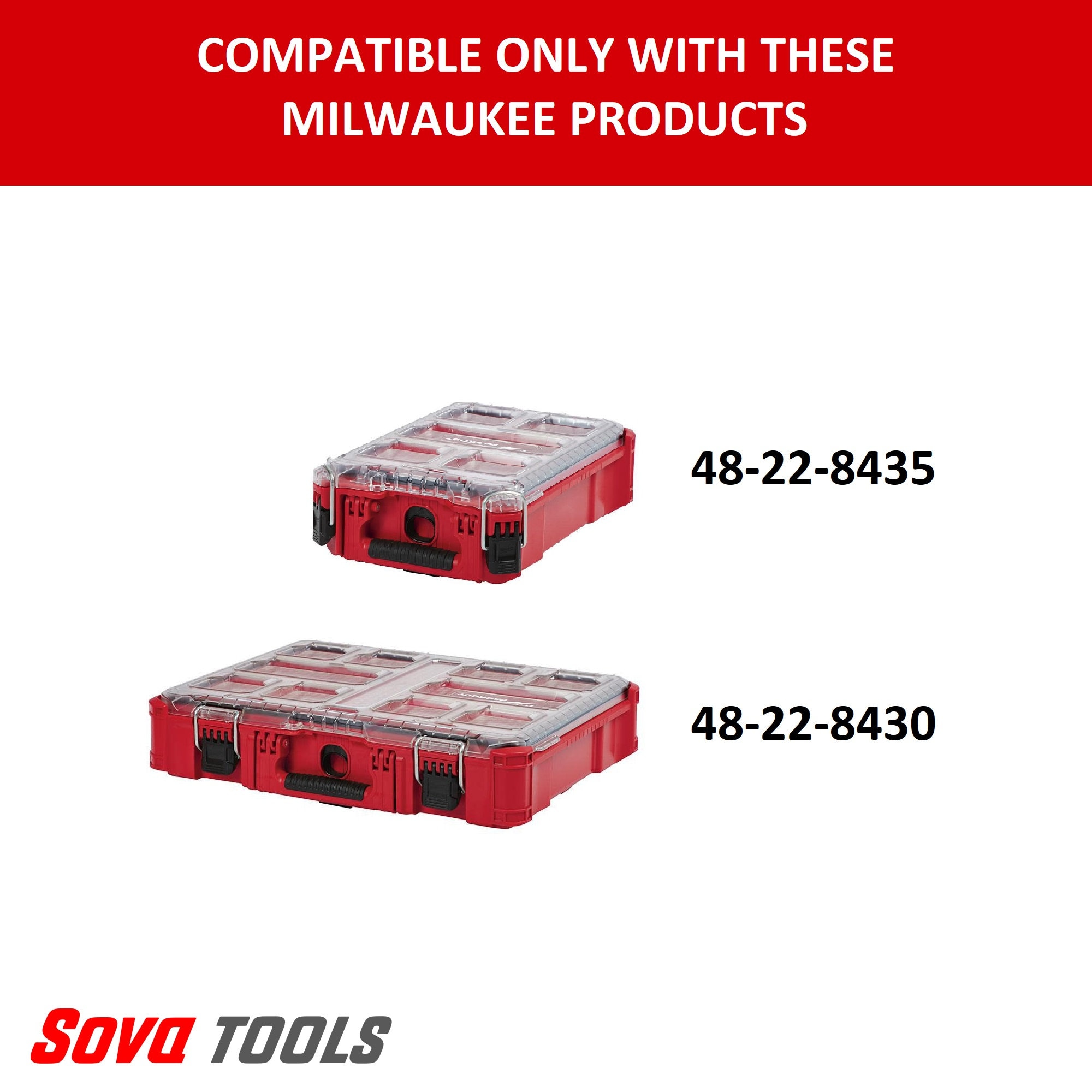 Milwaukee Packout Base Plastic Bin Inserts For Milwaukee Packout ...