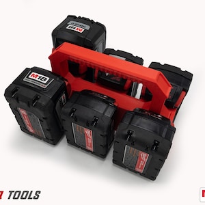 Battery Carrier for Milwaukee M18 Batteries