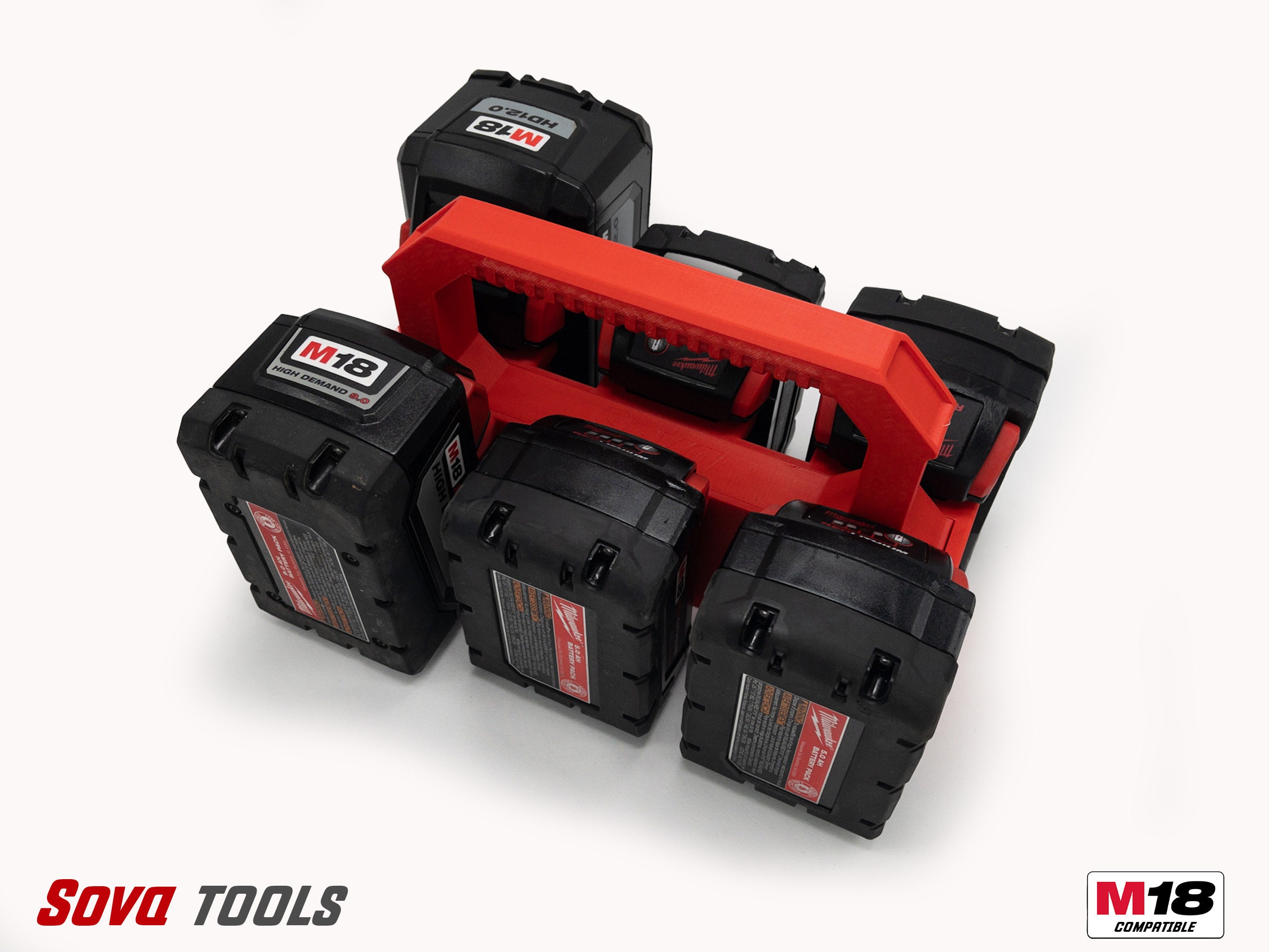 Power Distribution Box with Battery Adapter Fit for MilWaukee 18V Battery