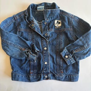 Vintage Mickey Denim Jacket - Etsy