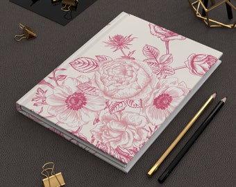 Hardcover Journal - Floral Pattern 4