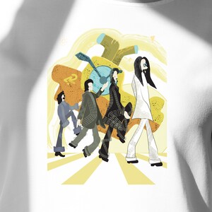 The Beatles inspired T-shirt design for digital download