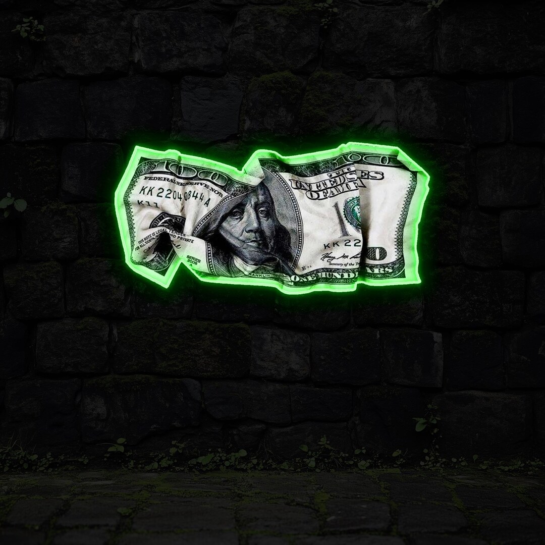 Dollar Neon Sign: Neon Led Sign Custom LED Custom Neon Sign Gift for ...