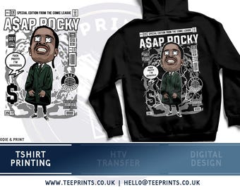 ASAP Rocky POP CULTURE Adult Printed Hoodie
