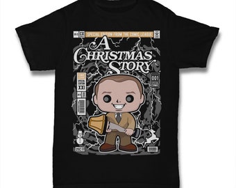 POP CULTURE Printed Tshirt - A Christmas Story (The Old Man)