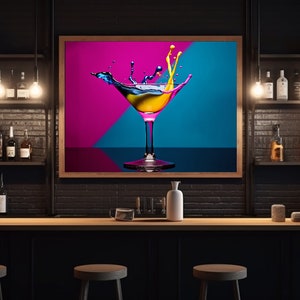 Cocktail Gläser trasformarsi in acqua, colori, Splash, Spritzer, pacchetto PNG, uso commerciale,
