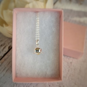 Botanical Design, Lily of the Valley Silver Pendant, May Birthday, Symbol of Purity, Nature Inspired