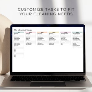 Cleaning Checklist Spreadsheet Template, Cleaning Schedule Excel ...