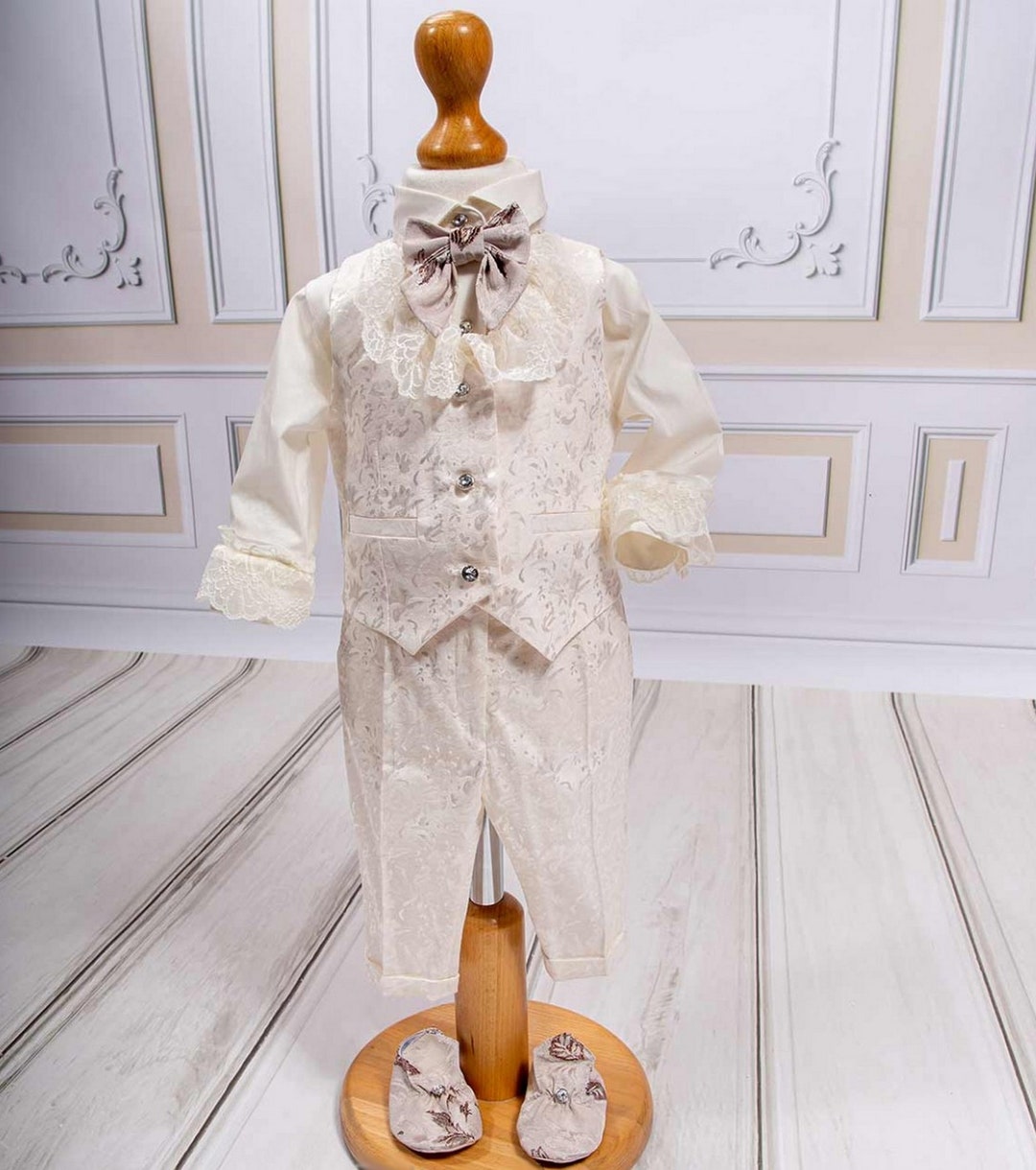 Christening Boy Suit Baptism Boy Suit Formal Boy Suit Etsy