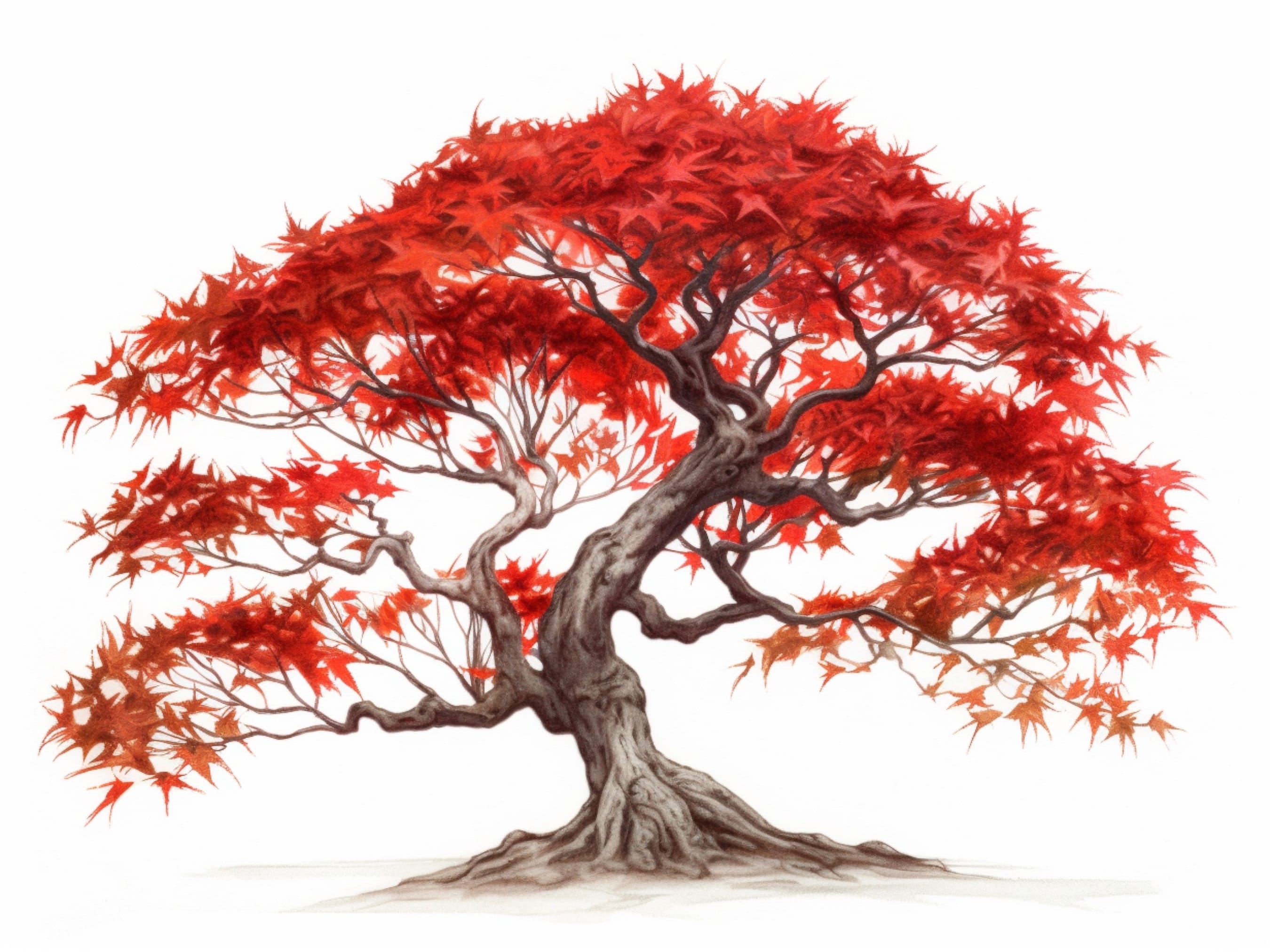 Japanese Maple Tree Drawing Easy: Step-by-Step Guide for Beginners