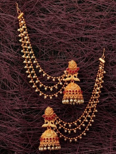 Earring Hair Chain Etsy Australia
