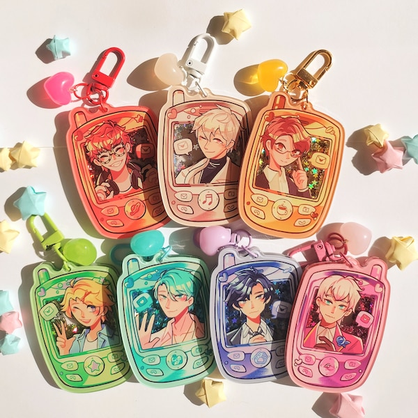 Mystic Messenger Shaker Keychains | mysme charms