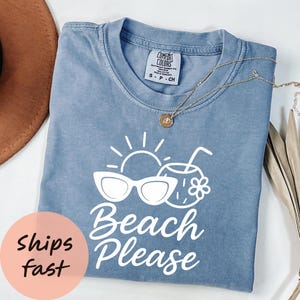 T-shirt soleil Comfort Colors®, chemise d&#39;été, chemise de plage, T-shirt soleil, chemise soleil bohème, cadeau pour femme, t-shirt graphique mignon