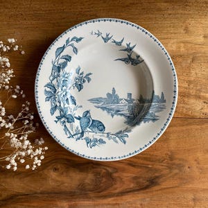 LONGWY soup plates - Country decor