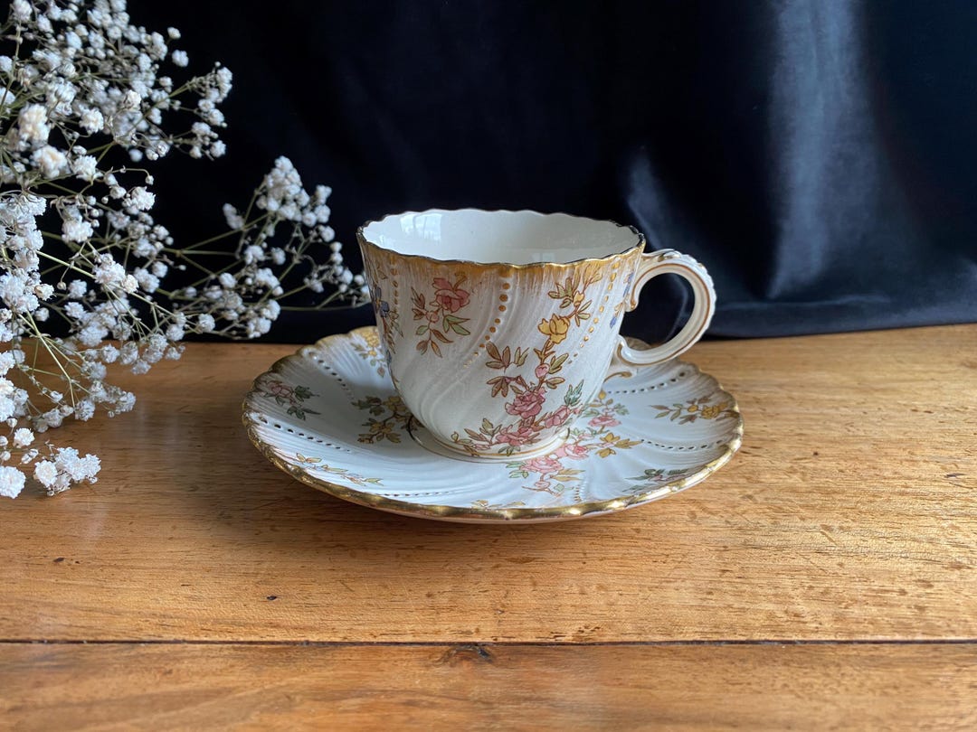 Servicio de tazas de café Luis XV U&C SARREGUEMINES