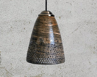 Ceramic Pendant Lamp: Unique Ceiling Light Fixture