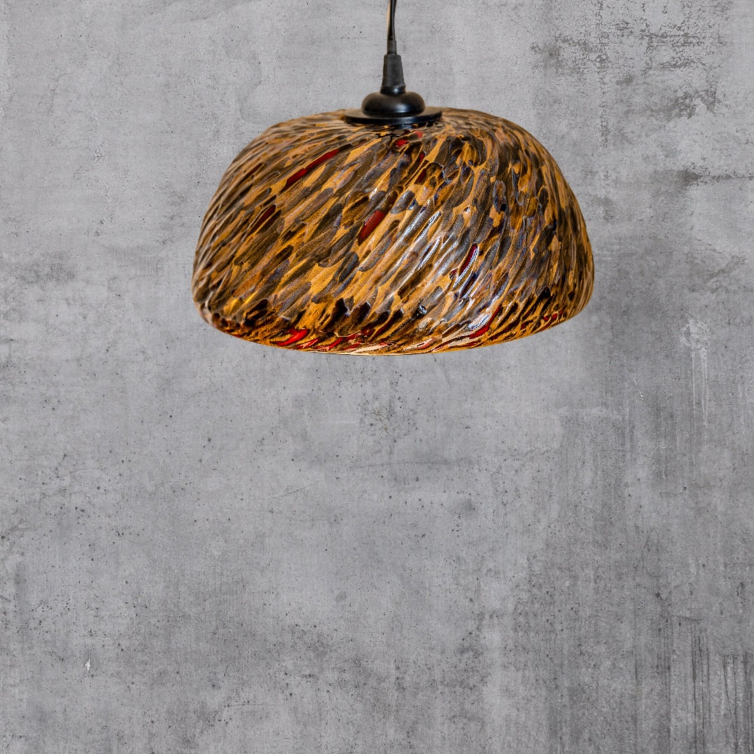 Pendant Lamp Ceramic Ceiling Lighting Ceramic Unique Lampshade Ceiling