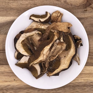 Dried Porcini Mushroom Slices | Canadian Dried mushroom| Wildcrafted | Boletus Edulis(Dried Porcini (King Bolete)  | 50g | 1.73 Oz.
