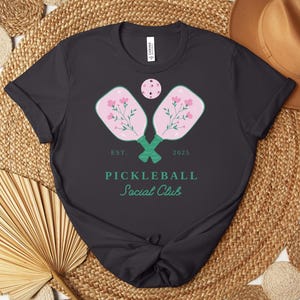 Pickleball Social Club Shirt, Gift for Pickleball Player, Womens Pickleball Shirt, Pickleball Tee, Pickleball Lover Tee, Pickleball Shirt