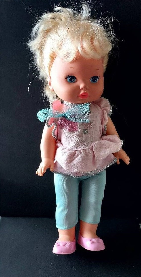 VINTAGE DOLL, 1988 Doll, Lil Miss Makeup Doll, Retro Doll, 1980s