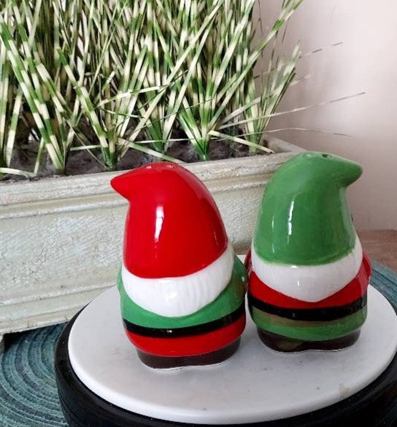 GNOME Salt/pepper Shaker Set, Gnome Shaker Set, Gnome Salt Shaker