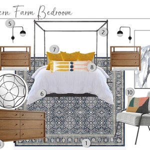 Custom Interior Design | Online Interior Design Service |e-design|Custom Design | Interior Design | Virtual Design |Bedroom Design|Farmhouse