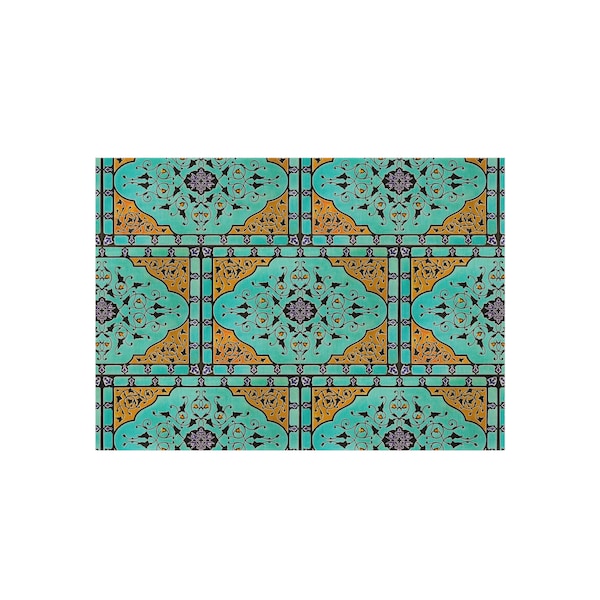 Art Deco Outdoor Rug Etsy