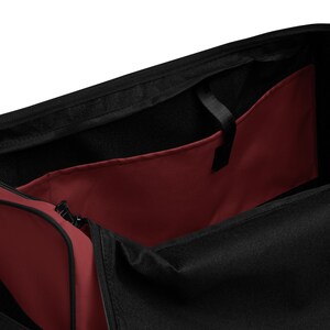 Muddy Stilettos Gym Duffle Bag, Wine Red Weekender Bag, Life Gets Messy Pack Anyway, Travel Bag for Her