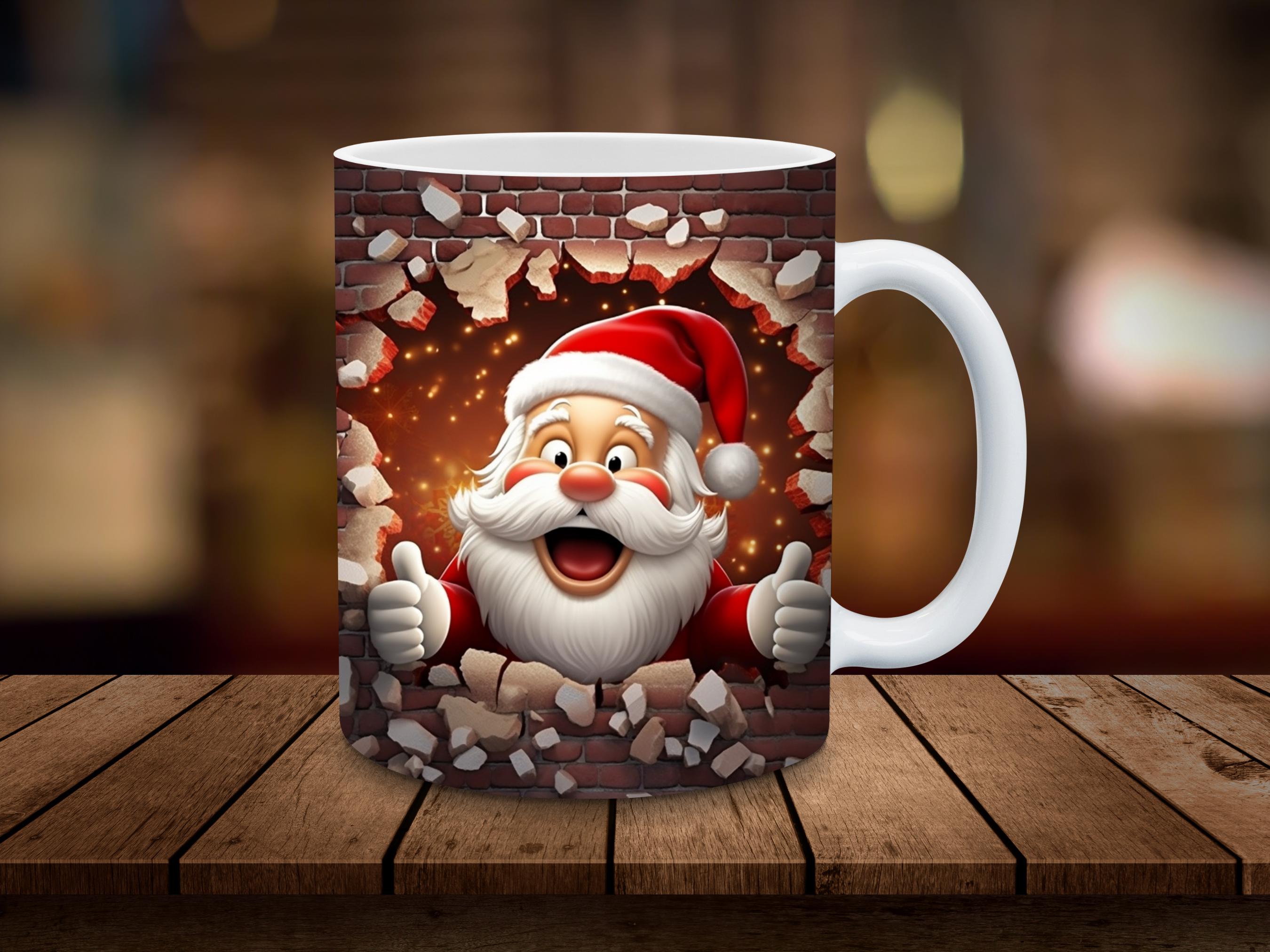 Santa Mugs - Etsy