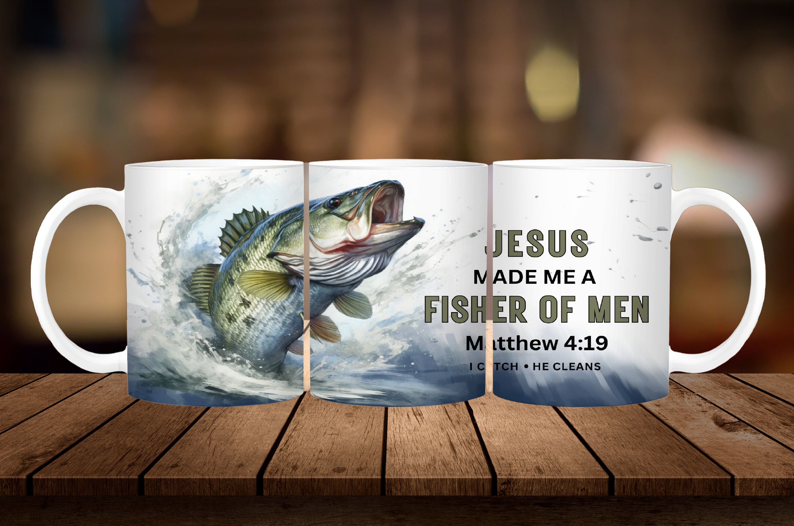 Fishing Coffee Mug 15oz White - Just One More - Fishing Funny Gift For  Fishing Lover Outdoor Enthusiast Fishing Dad Grandpa Uncle Fisherman Lake  Lover : : Home