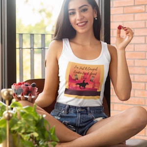 I&#39;m Just A Cowgirl Lookin For A Good Time | Western | Ranch Life | Honky Tonk |  Women&#39;s Ideal Racerback Tank