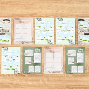 Financial Vision Boards | Manifestation Boards | Setting Goals | Achieve Your Vision | Vision Boards | Aspiration Board