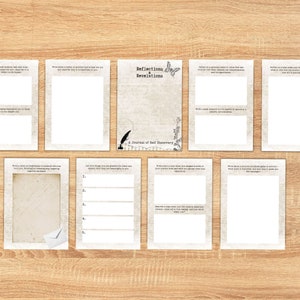 Printable Reflection and Revelation Journal | Self Reflection Planner | Reflection Journal | Guided Journal | Prompted Journal
