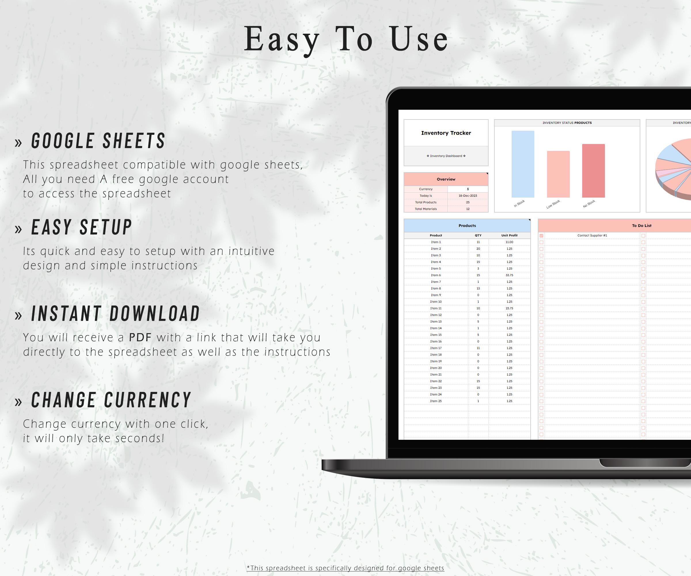 Invoice Tracker Spreadsheet: Google Sheets Client Payment Manager ...