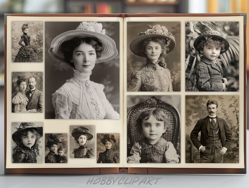 Black and White Set of Vintage Victorian Photographs 100 JPG Printable Photos Ephemera Digital Art Images for Junk Journals pages Images, Picture, photograph, image, snapshot, pic, shot, snap, still, likeness, print, portrait, frame, exposure.