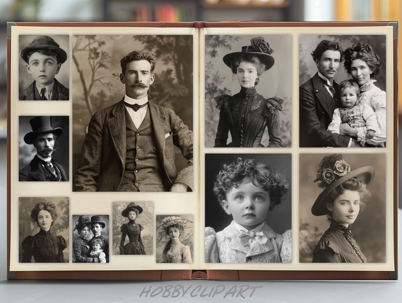 Black and White Set of Vintage Victorian Photographs 100 JPG Printable Photos Ephemera Digital Art Images for Junk Journals pages Images, Picture, photograph, image, snapshot, pic, shot, snap, still, likeness, print, portrait, frame, exposure.
