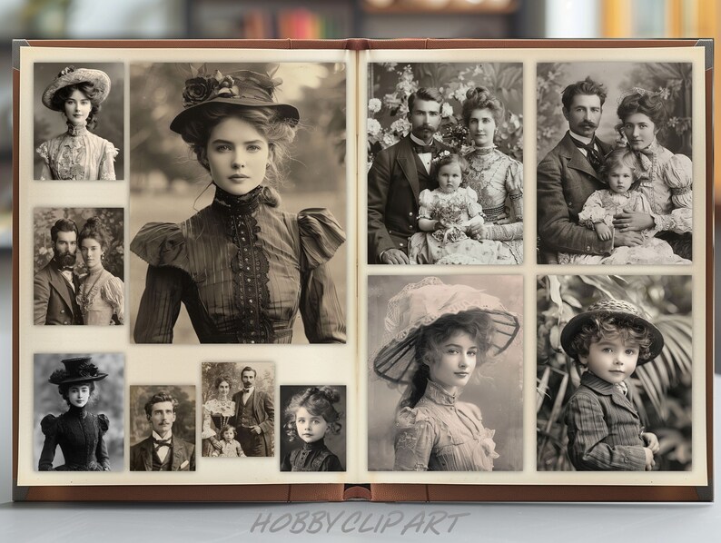 Black and White Set of Vintage Victorian Photographs 100 JPG Printable Photos Ephemera Digital Art Images for Junk Journals pages Images, Picture, photograph, image, snapshot, pic, shot, snap, still, likeness, print, portrait, frame, exposure.
